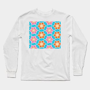 Folk Art Flowers-Brights Long Sleeve T-Shirt